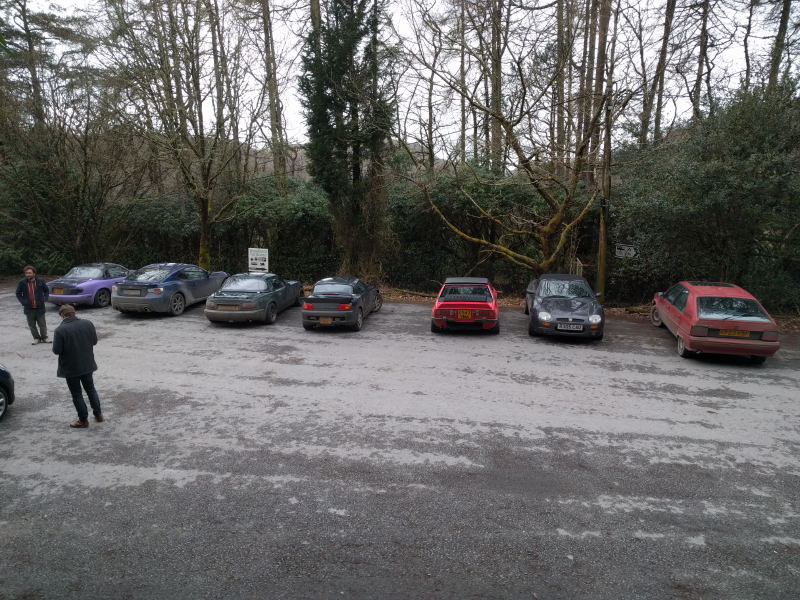 The pattern-recognition section of my brain appreciates how we’ve managed to arrange the cars by drivetrain layout...